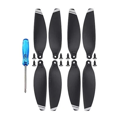 Immagine di WANGCL 2Pairs Drone Eliche per DJI Mavic Mini, a basso rumore Potente Spinta Mini Accessori Finiture argento