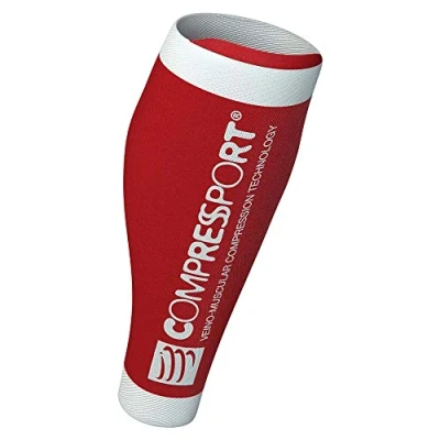 Immagine di Compressport Calf R2 V2, Scaldamuscolo Uniforms And Clothing (Accessories), Rosso, T4