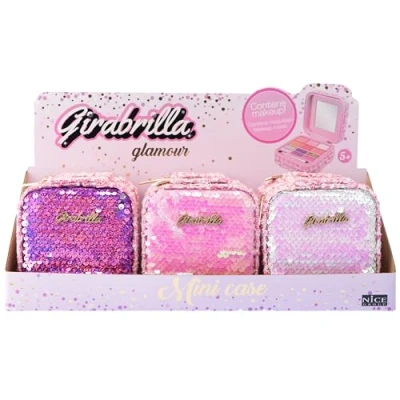 Immagine di Girabrilla Mini Case, 1 Trousse con Specchio e Set di Trucchi per Bambini, colore a sorpresa