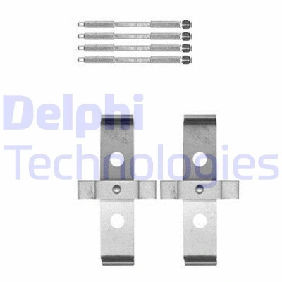 Immagine di DELPHI LX0595 Kit accessori, Pastiglia freno LAND ROVER: Range Rover 3, Sport