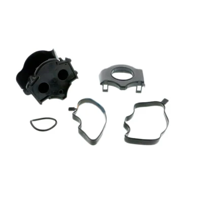 Immagine di VAICO V20 1113 Separatore olio, Sfiato monoblocco Testa a cilindro con guarnizioni filtro centrifugo EXPERT KITS + BMW: 5 Sedan, 3 X5