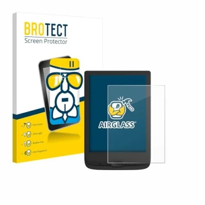 Immagine di brotect Pellicola Protettiva Vetro per PocketBook Basic Lux 4 Protezione Schermo [Durezza Estrema 9H, Chiaro]
