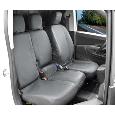 Immagine di Z4L VIP Coprisedili per auto in similpelle (versione a 3 posti), compatibili con Proace City dal 2019