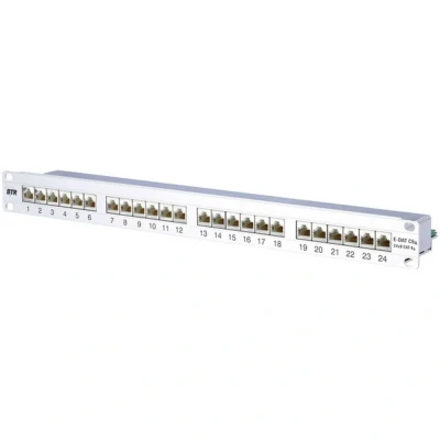 Immagine di Patchpanel di rete 24 Porte CAT 6A Metz Connect 130855C E 1 U