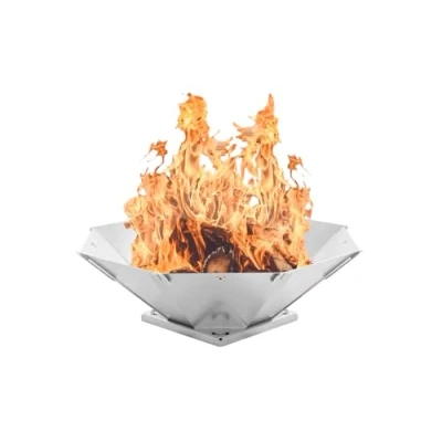 Immagine di FENNEK Braciere ottagono montaggio rapido, perfetto per l&#039;uso mobile in acciaio inox resistente al calore Made Germany