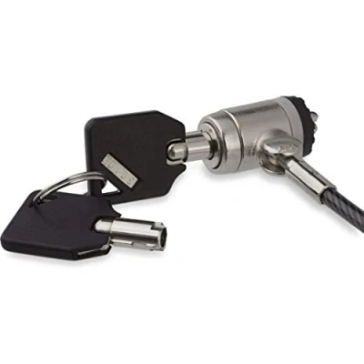 Immagine di StarTech.com Cavo Lucchetto di Sicurezza con chiave Pulsante Bloccaggio per Notebook PC Acciaio Antifurto