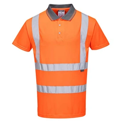 Immagine di Portwest RT22ORR4XL Polo Maniche Corte Go/Rt ad Alta Visibilità, Arancione, 4XL
