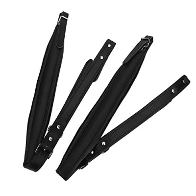 Immagine di Cinghie Fisarmonica 120 Bassi,Cinghie Per Regolabili In Pelle Pu Cintura Fisarmoniche Morbide Resistenti All&#039;Usura Standard Basso