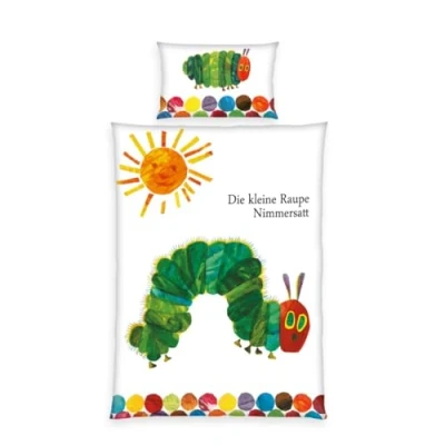 Immagine di Herding Il Piccolo Bruco Maisazio Set di Biancheria da Letto, Cotton, Multicolore, 100 x 135 cm, 40 60 cm