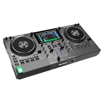 Immagine di Numark Mixstream Pro Go Console DJ Autonoma con Batteria Ricaricabile, Mixer, Casse, Amazon Music Unlimited, Wi Fi, Touchscreen, Compatibile Serato