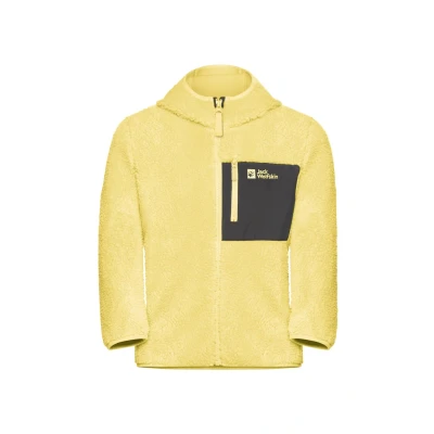 Immagine di Jack Wolfskin ice CURL Giacca in pile per bambini, Taglia: 164, Lemon