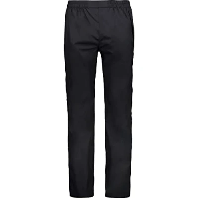 Immagine di CMP, Pantalone Antipioggia Uomo Con Zip Laterali Su Tutta La Lunghezza, Nero, L