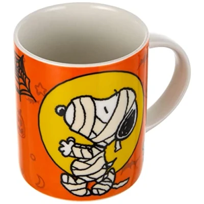 Immagine di Excelsa Peanuts Tazza Mug Halloween, Porcellana, Colore: Arancione