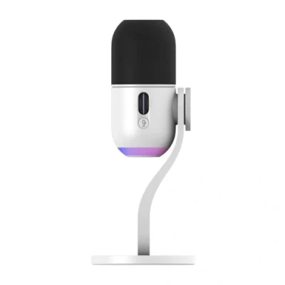 Immagine di Logitech G Yeti GX Dynamic Microfono a Condensatore RGB per Gaming con LIGHTSYNC, USB Streaming, Supercardioide, Plug and Play PC/Mac Bianco