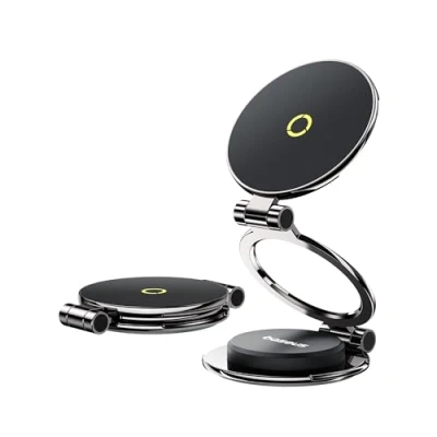 Immagine di Baseus MagPro II Supporto Telefono Auto Magnetico [2024 Upgrade Potente] Porta Cellulare Universale, 20 x N56 Calamita &amp; Rotazione a 360, per iPhone serie 12 16 e Cellulari con Anello