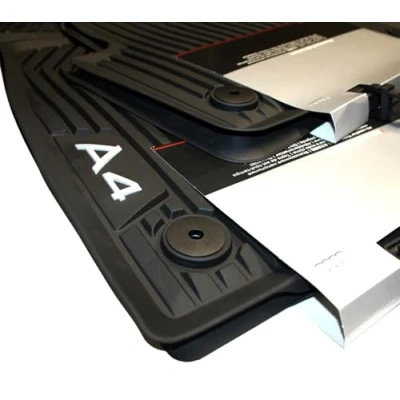 Immagine di Tappetini originali per Audi A4 B9 8W, tutte le stagioni, lato anteriore e posteriore 8W1061501041 8W0061511041