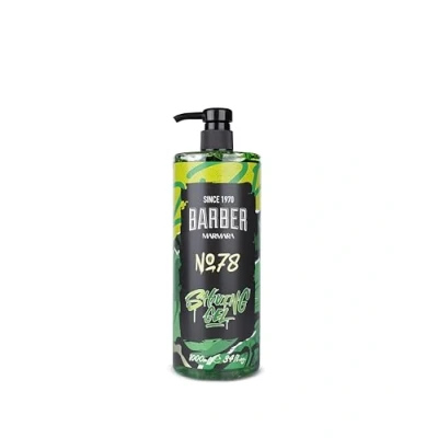 Immagine di BARBER MARMARA Gel da barba uomo n. 78 trasparente 1000 ml Shaving Men rasatura precisa dei contorni della non schiuma, raffredda la pelle