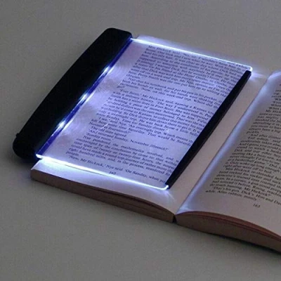 Immagine di luce del libro in brossura LED,bordo della lampada luminosa lettura LED con la clip staccabile pagina,luce di notte protezione dell&#039;occhio per