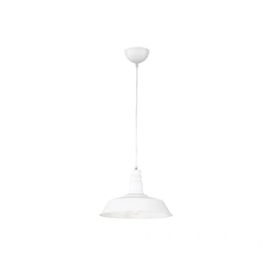 Immagine di Reality Leuchten r30421078 Will, lampada a sospensione, Metallo, E27, Grigio, 36 x 150 cm, bianco opaco, E27