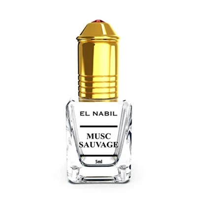 Immagine di Musc Sauvage 5 ml profumo El Nabil Misk Musk muschio olio profumato per uomo e