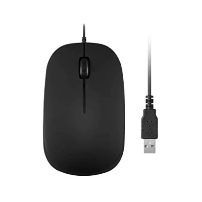 Immagine di Perixx PERIMICE 201 U B Mouse Cablato Ottico Nero 3 Tasti 800 dpi