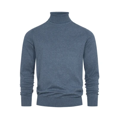 Immagine di Indicode Uomini Eldo Knit Sweater Maglione Leggero in 80% Cotone China Blue Mix M