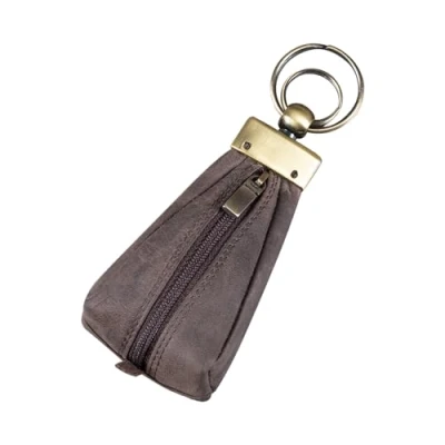 Immagine di STILORD &#039;Enno&#039; Pochette Portachiavi Uomo in Pelle Astuccio Chiavi Mini Borsellino Portamonete con Anelli per Portafoglio Piccolo Cuoio Genuino, Colore:marrone scuro