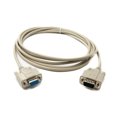 Immagine di System S D Sub Null Modem Cavo 3m 9 Pin Maschio a Femmina RS232 DB9 Adattatore Grigio