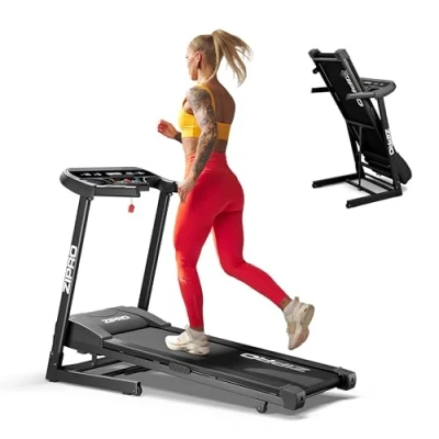 Immagine di Zipro Tapis roulant pieghevole Pulse, con Walking Pad fino a 130 kg, velocità 1 12 km/h, motore da 1.5 CV, 15 livelli di inclinazione, cyclette 12+3 programmi allenamento, display LED