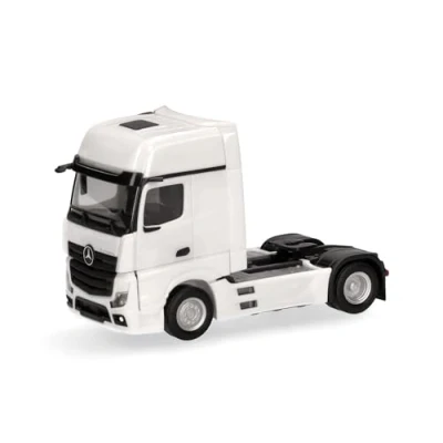 Immagine di herpa modello di camion Mercedes Benz Actros L Gigaspace Solozugmaschine 2 assi, in scala 1:87, pezzo da collezione, tedesco, statuetta plastica