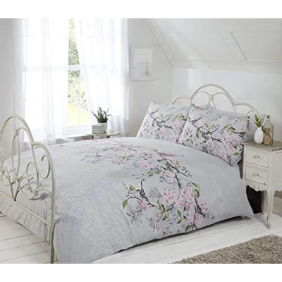 Immagine di Rapport Set copripiumino matrimoniale, in poliestere cotone, colore: Grigio