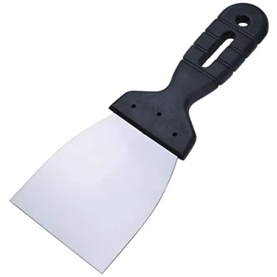 Immagine di AERZETIX C54959 Spatola universale 80x220mm per muratura pittura stucco gesso raschietto/coltello carta da parati manico in plastica lama acciaio inossidabile