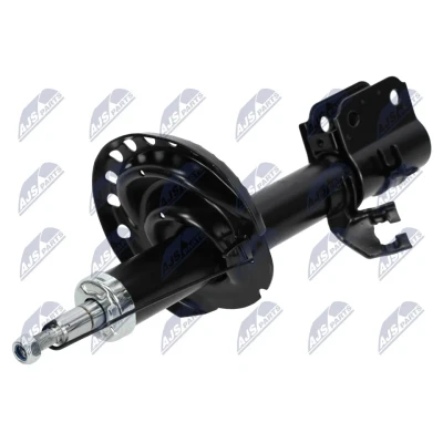 Immagine di NTY A NS 023 Ammortizzatore Assale anteriore Sx pressione del gas doppio tubo tipo McPherson Spina superiore, Collare inferiore