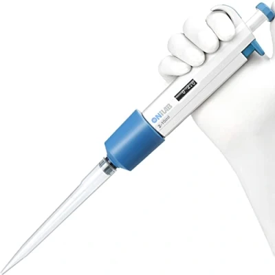 Immagine di Micropipetta da laboratorio ONiLAB 2 10ML, pipetta a canale singolo, volume regolabile, micro pipette, ad alta precisione, autoclavabile