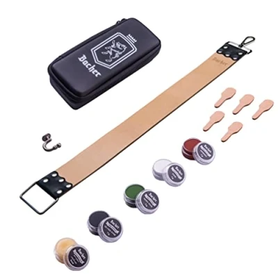 Immagine di BACHER Coramella per affilando Rasoi a Mano Libera (REGULAR: 56.5x5 cm) Accessori e Custodia