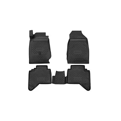 Immagine di Element Tappetini in Gomma Antiscivolo Premium 3D Personalizzati Isuzu D Max, 2016 &gt;, AT, posti Senza elettrodi, 4 pez.