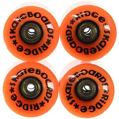 Immagine di Ruote Morbide Cruiser Ridge 59 mm 78A Pu W Abec 7 Cuscinetti Set di 4 Pezzi, Arancione