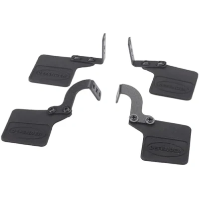 Immagine di Levigo Gomma RC Racing Fender Metallo Acciaio Inox Parafango Staffa di Fissaggio Kit per TRX4M 1/18 D110, Parti Aggiornamento Fanghi