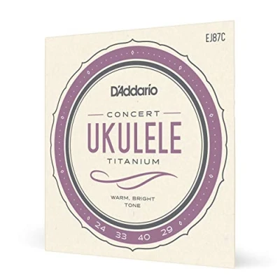 Immagine di Corde D’Addario EJ87C in titanio per ukulele concert