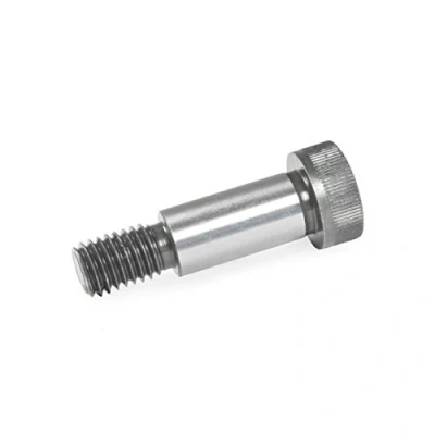 Immagine di Ganter Norm elementi Pass viti con Bund, argento, 15 pezzi, ISO 7379 8 M6 30