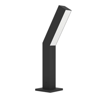 Immagine di Eglo lampada LED a terra per esterni Ugento, giardino e patio, in metallo nero, IP44, altezza 36 cm, bianco caldo