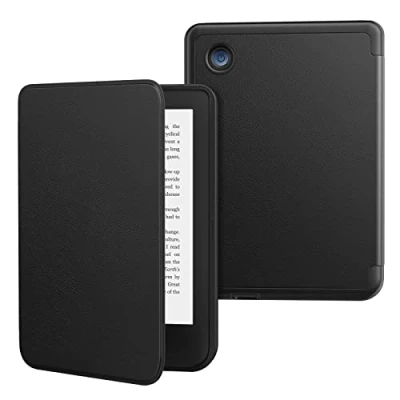 Immagine di MoKo Cover per Kobo Clara BW/Clara Colour 2024 / 2E 6&quot; 2022, Custodia Protettiva Lettore Ebook in TPU Morbido Ultra Sottile Leggera con Funzione Auto Wake/Sleep, Nero