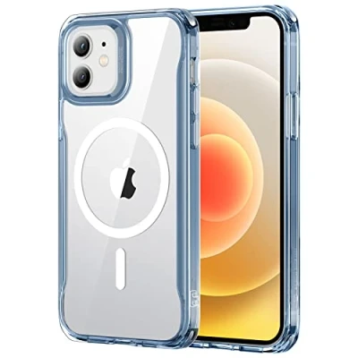 Immagine di ESR Cover per iPhone 12 e PRO, Compatibile con MagSafe, Ibrida Magnetica Custodia HaloLock, Protezione Antiurto di Livello Militare, Retro Resistente ai Graffi, Nero