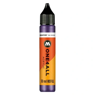 Immagine di Molotow One4all Refill 30 m Ricarica per Pennarelli Indelebili, ml, Viola Scuro (Violet Dark)