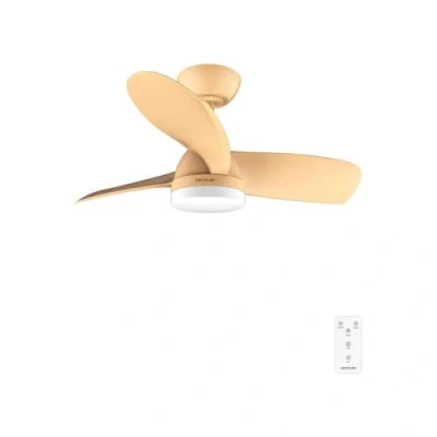 Immagine di Cecotec Ventilatore da Soffitto con luce EnergySilence Aero 3050 Orange, 35 W, motore DC, diametro 92 cm LED, telecomando, timer, 6 velocità e 3 lame