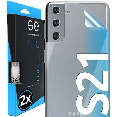 Immagine di smart engineered 3D Pellicola Protettiva Posteriore per Samsung Galaxy S21 [2 Pezzi Copertura Completa, Non Vetro Temperato ma TPU