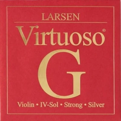 Immagine di Larsen corde per violino Virtuoso G argento, nylon multifilamento forte