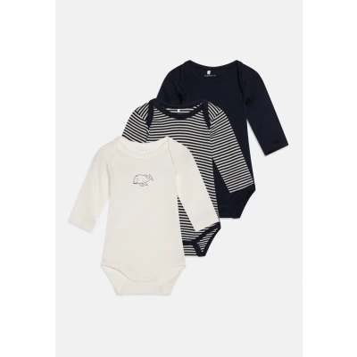 Immagine di NAME IT NBNBODY 3P LS Y/D Core 2 Noos Body a Maniche Lunghe, Dark Sapphire, 62 Bambino Unisex