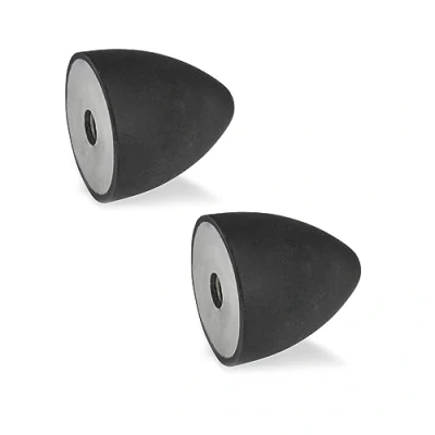 Immagine di Ganter Normelemente GN 353 50 68 M10 E 55 Tampone di Attacco con Filettatura Interna, Nero, Gewinde d2: