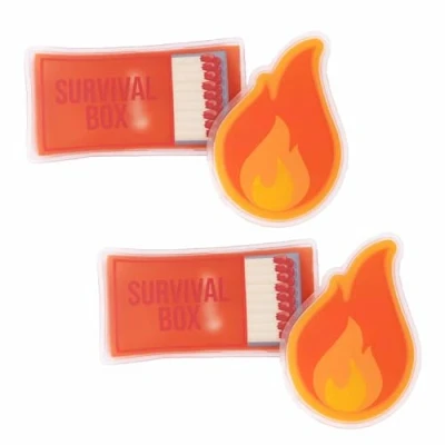 Immagine di Fisura scaldamani originale “survival. Mini in gel riutilizzabile, da tasca e portatile. Perfetto per avventure all&#039;aperto, dotato di stile unico. Confezione 4 unità.